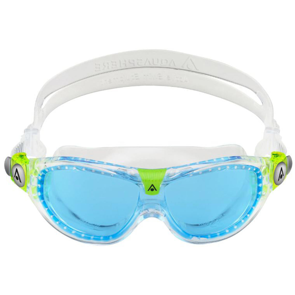 Se Aquasphere "Seal Kid 2" Svømmebriller til børn +3år - (Transparent m. blåtonede linser) hos Sandlegetøj.dk