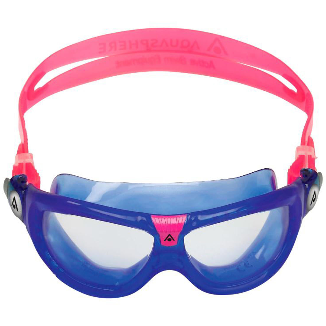 Se Aquasphere "Seal Kid 2" Svømmebriller til børn +3år - (Blå/Pink m. klare linser) hos Sandlegetøj.dk