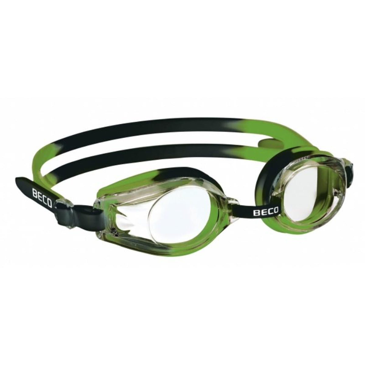 BECO "Rimini" Svømmebriller til børn +12 år - Grøn/Sort
