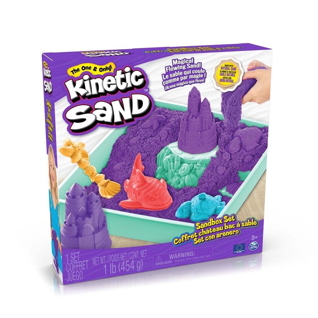 Billede af Kinetic Sand®, Sandbox Sæt- Lilla hos Sandlegetøj.dk