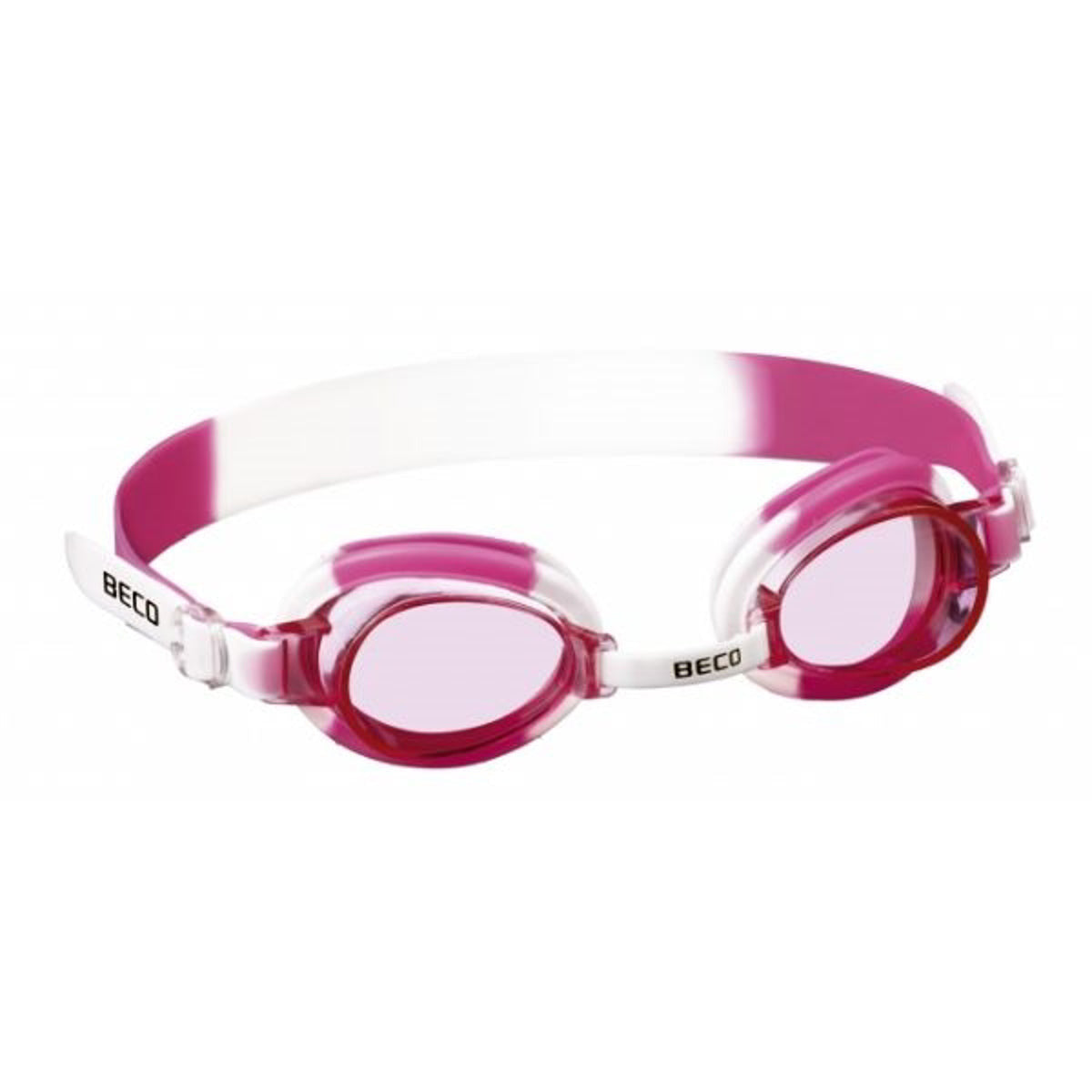 BECO "Halifax" svømmebriller til børn +8 år - Hvid/Pink