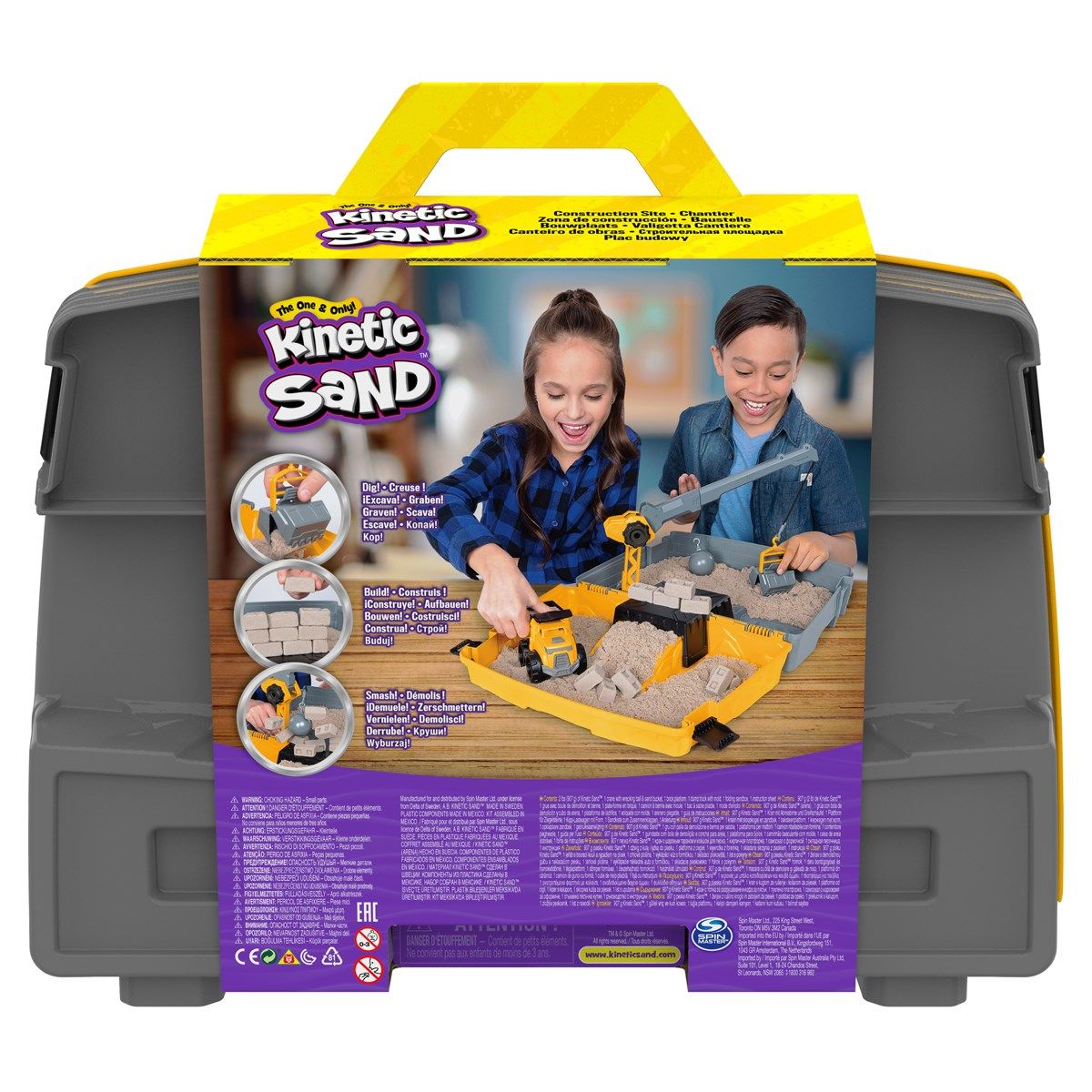 Kinetic Sand®, Kuffert med sand - Konstruktionssæt