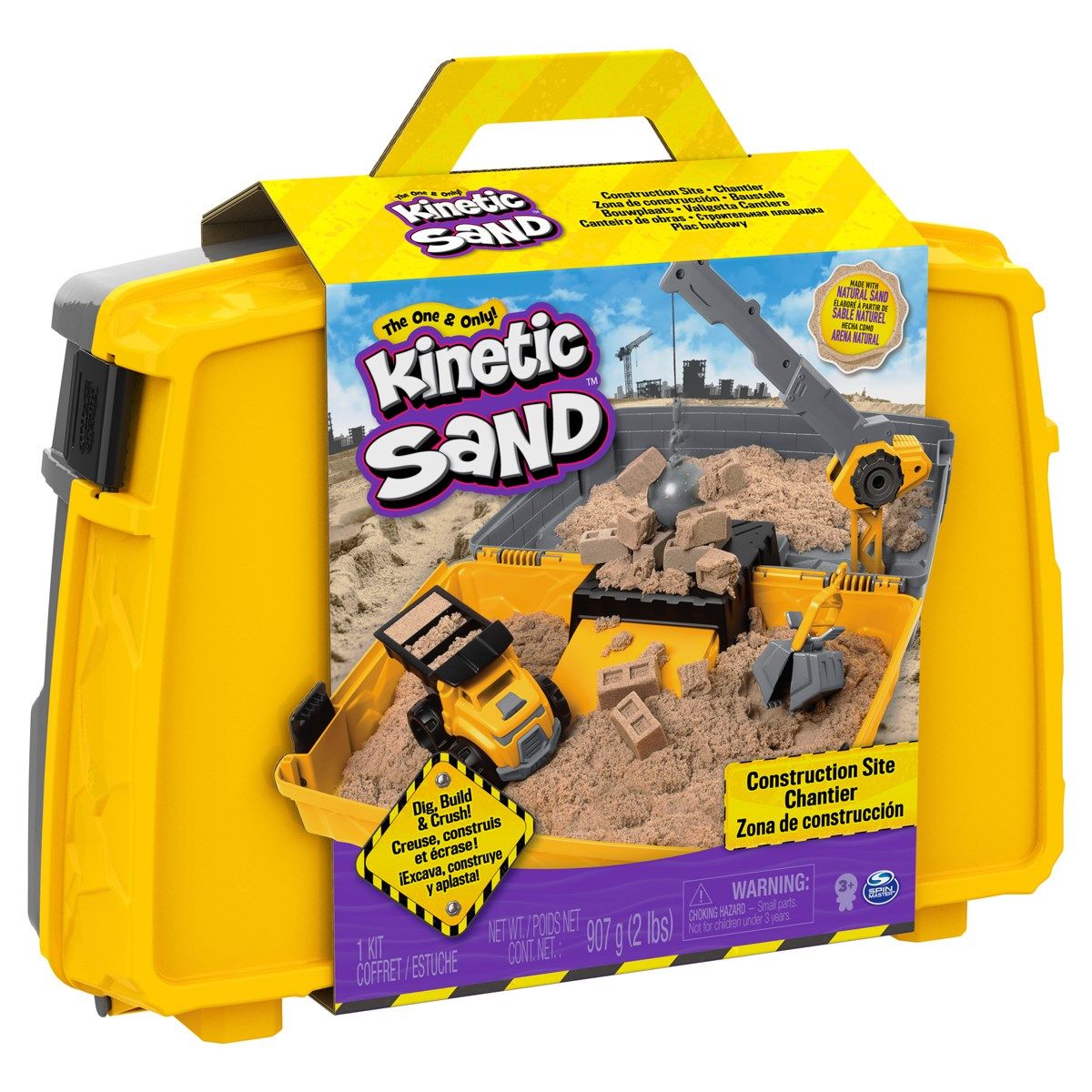 Kinetic Sand®, Kuffert med sand - Konstruktionssæt