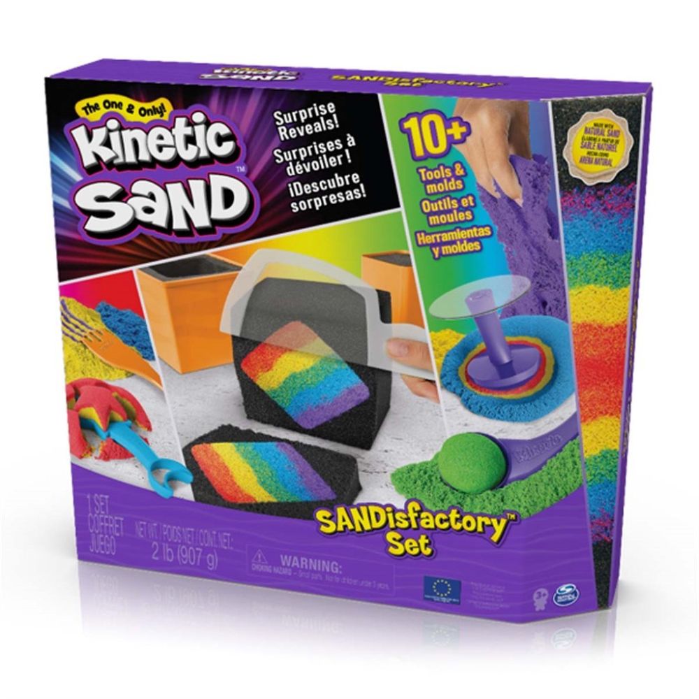 Billede af Kinetic Sand®, SANDisfactory sæt hos Sandlegetøj.dk