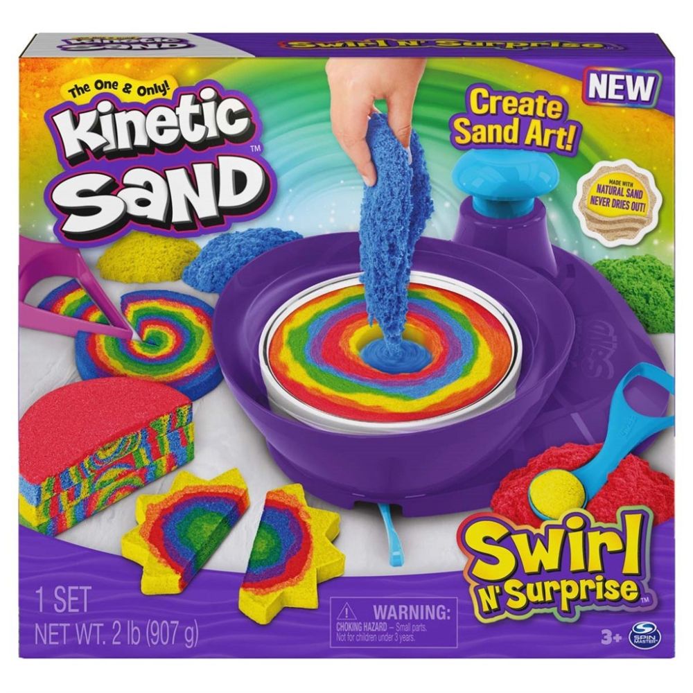 Billede af Kinetic Sand®, Swirl N' Surprise hos Sandlegetøj.dk