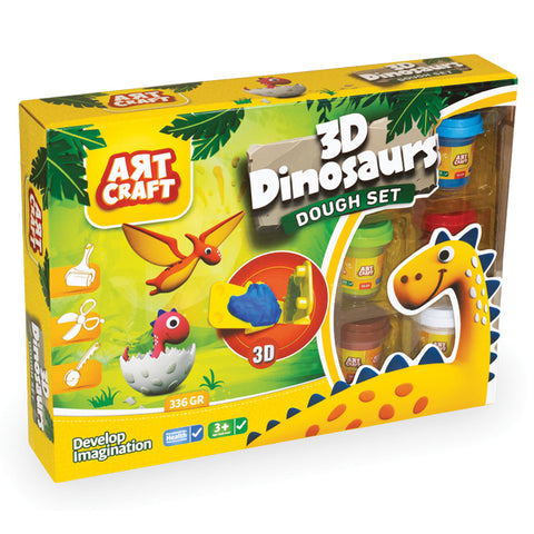 Modellervoks 3D Dinosaurer, 336g