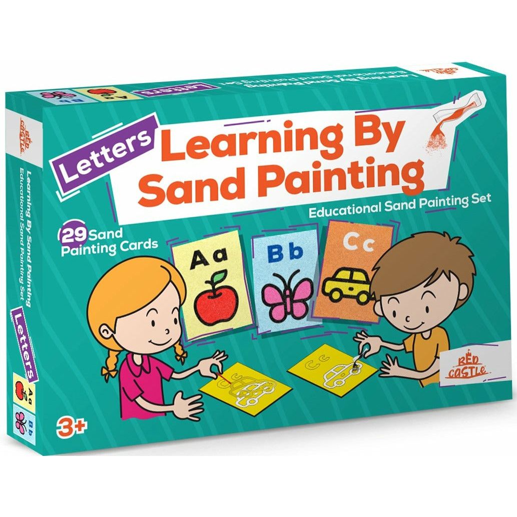 Lær bogstaver med sandtegning