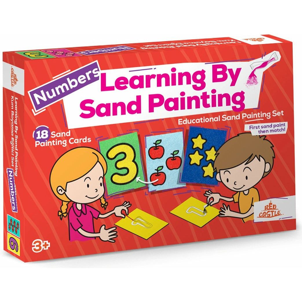 Lær at tælle med sandtegning