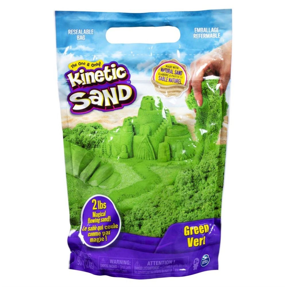 Billede af Kinetic Sand®, 900g i pose (grøn)