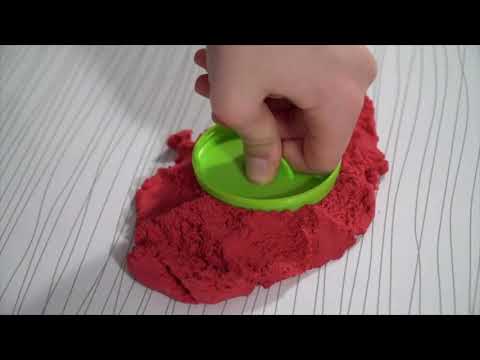 Kinetisk Sand i pose - Biler (500g) - Rød