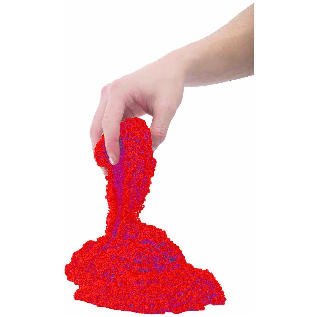 Rød kinetisk sand