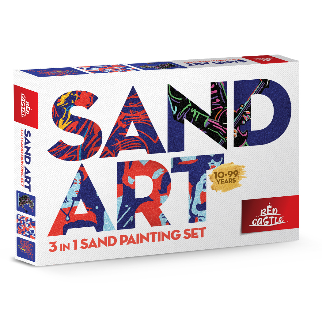Billede af Sand Painting Set - Guitarist/dansende kvinde/forsamling